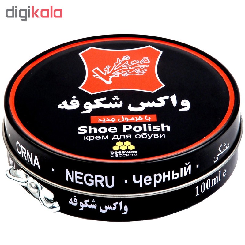 واکس کفش شکوفه کد 02 بسته 2 عددی