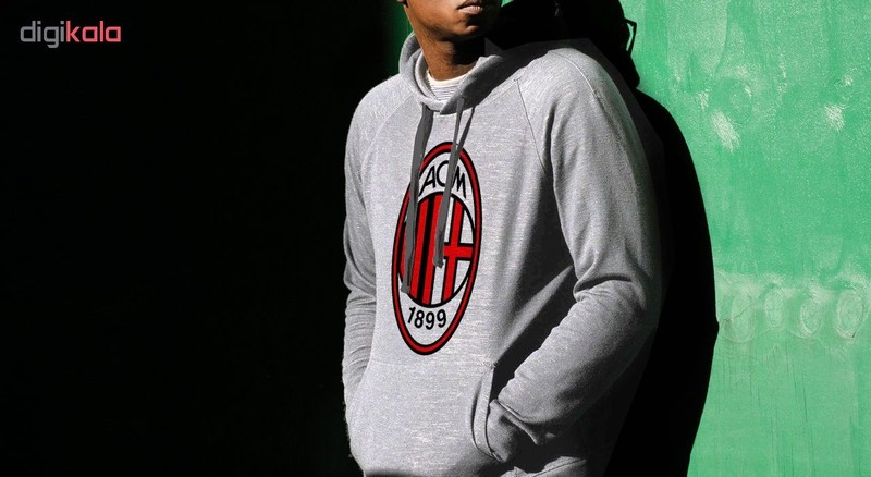 هودی مردانه طرح آس میلان کد SA154