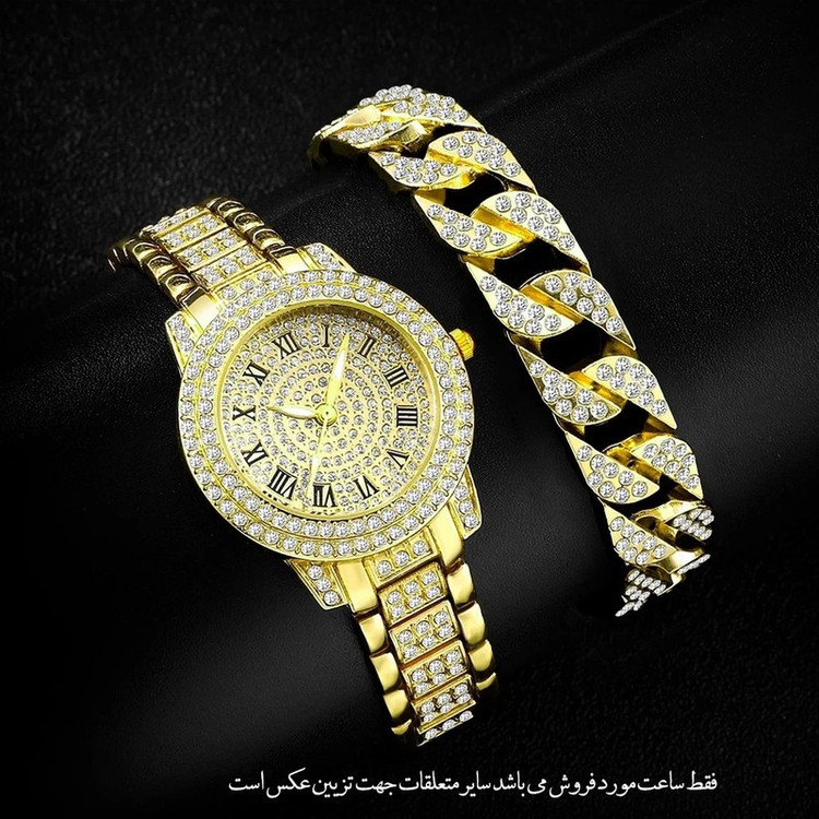 ساعت مچی عقربه ای زنانه مدل الماس لوکس کد TAL01