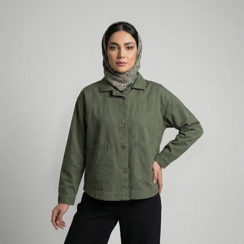 کراپ کت زنانه السانا مدل آیریک کد 2436