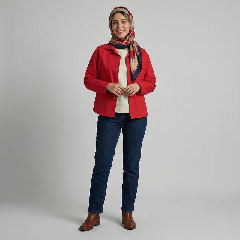 کراپ کت زنانه السانا مدل آیریک کد 2436
