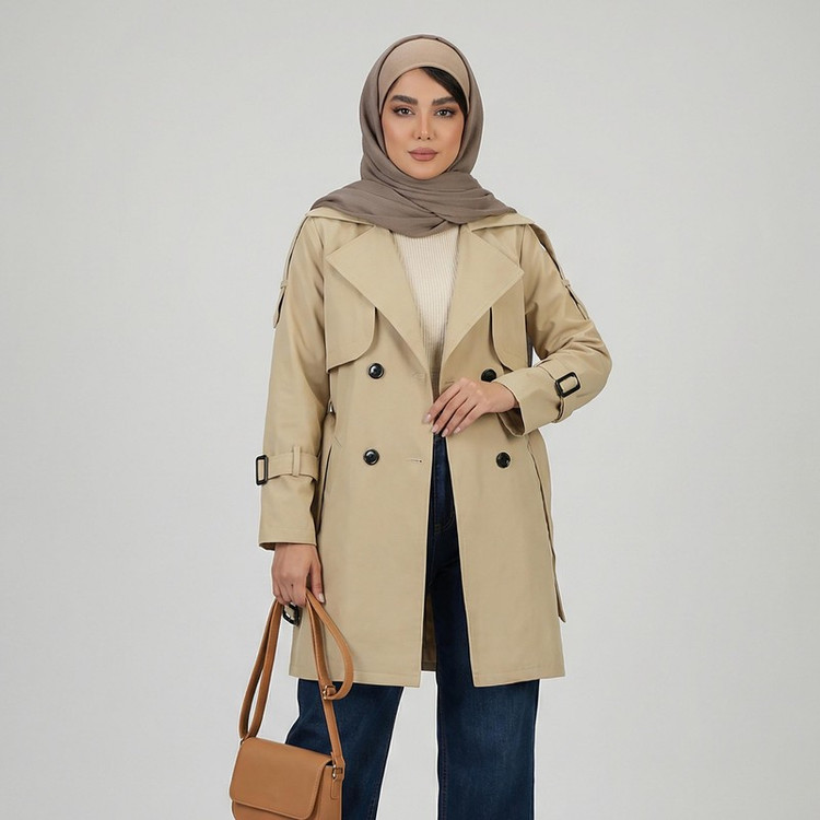 بارانی زنانه السانا مدل نیکدل کد 2303