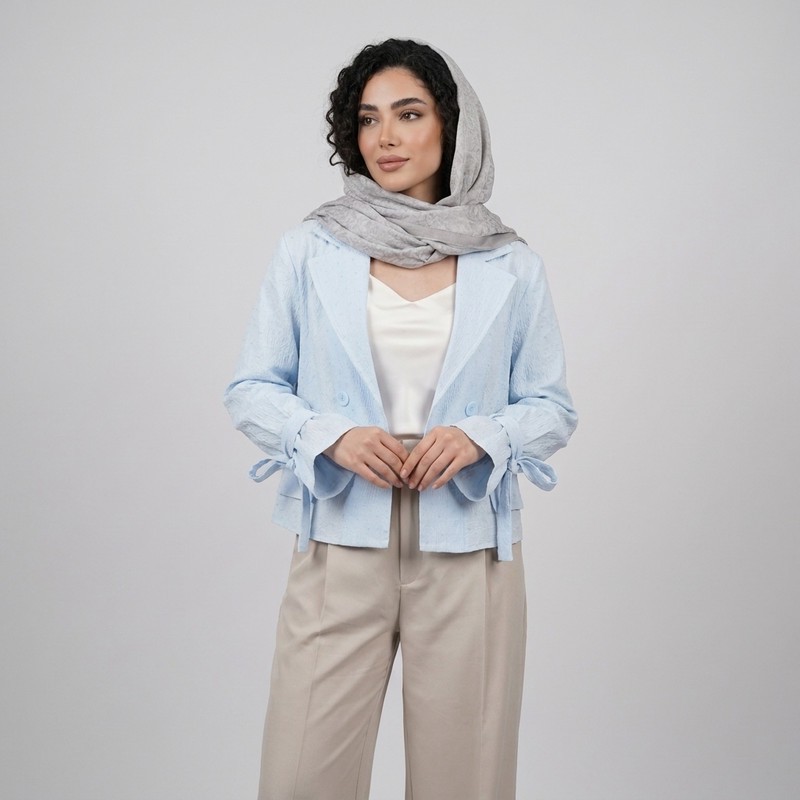 کت کراپ زنانه مدل عروسکی