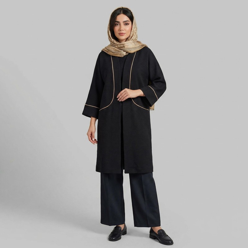 مانتو زنانه السانا مدل بردین کد 208905