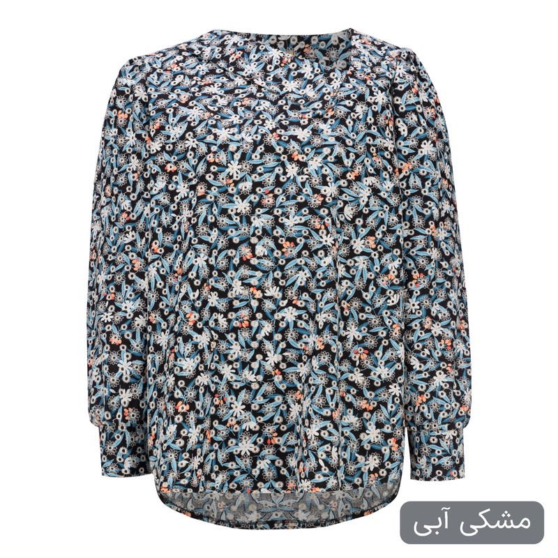 بلوز آستین بلند یقه شل زنانه السانا مدل نیکداد کد 2459