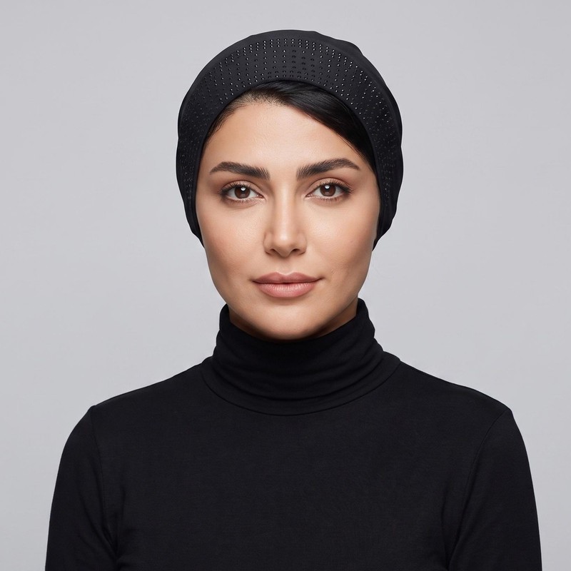 توربان مدل کلاه حجاب طلق دار نشکن