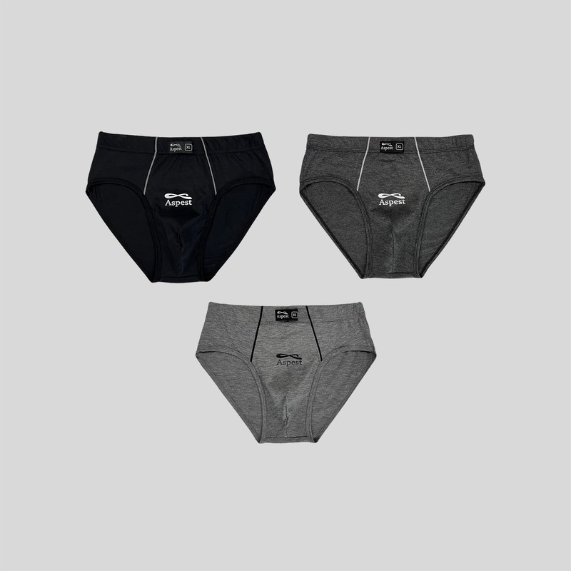 شورت اسلیپ مردانه اسپست مدل ASP-SLIP-3COL مجموعه سه عددی