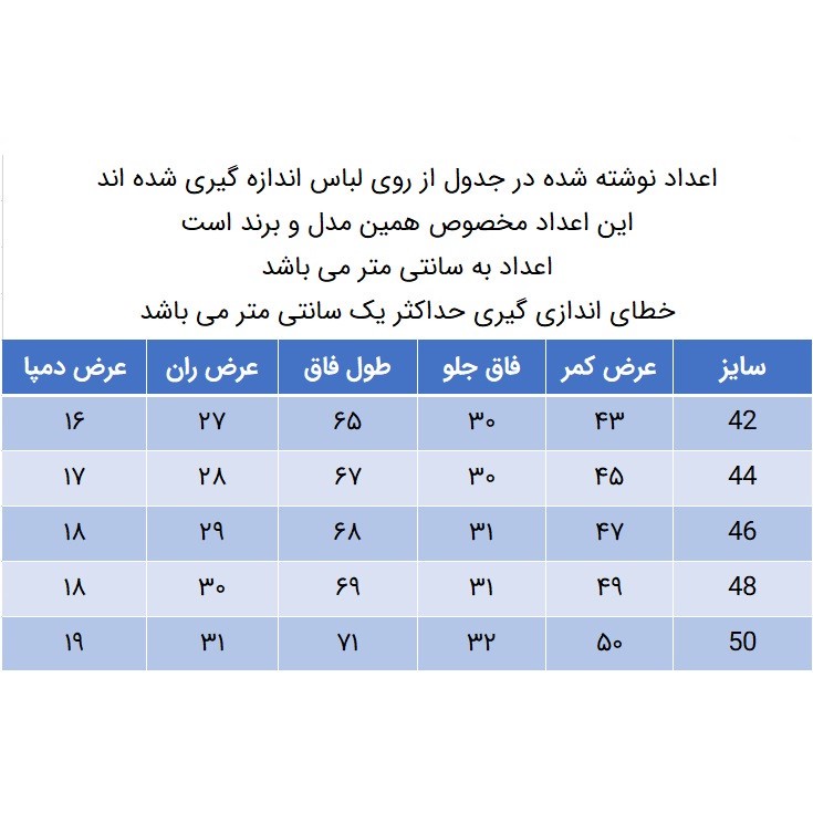 شلوار جین معمولی مردانه مدل 271005556 کلاسیک