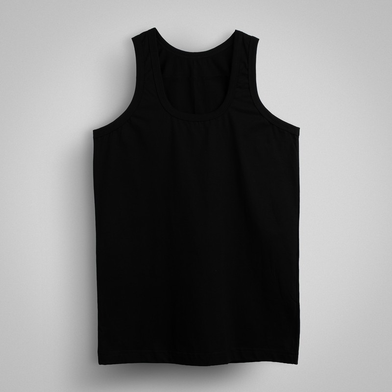 زیرپوش رکابی یقه گرد مردانه جناب مدل Tank Top بسته 3 عددی