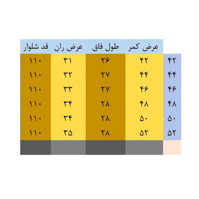 شلوار پارچهای راسته مردانه مدل Yf1216