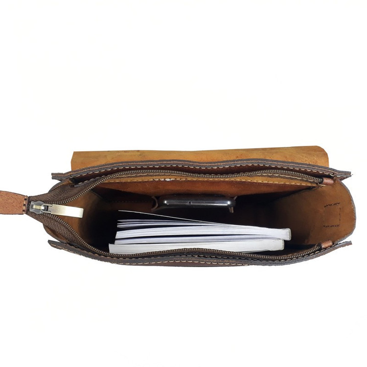 کیف رودوشی چرم بارثاوا مدل 1219