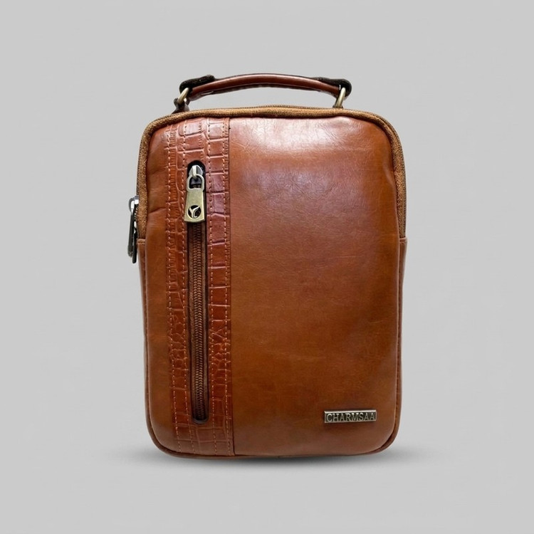 کیف رودوشی مردانه چرم طبیعی مدل 2900