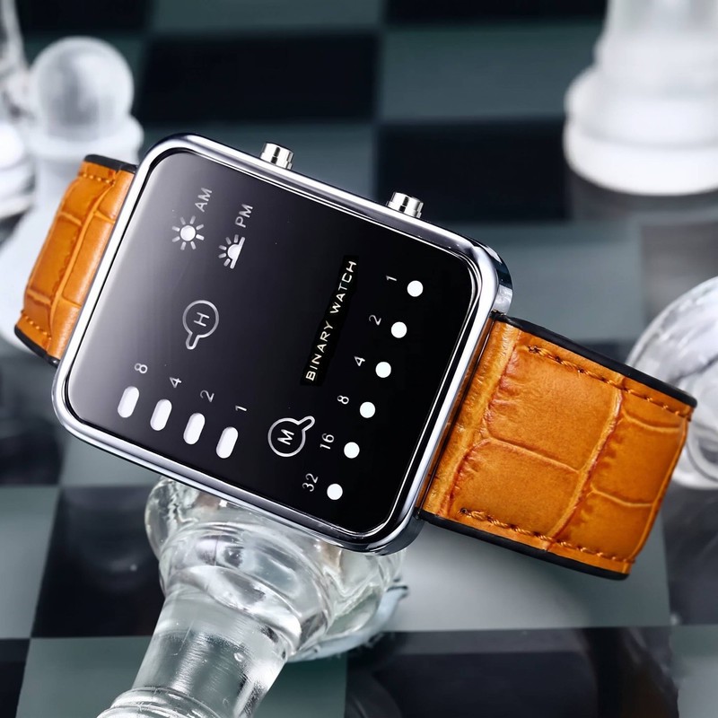 ساعت مچی دیجیتال مدل باینری 1032Amber
