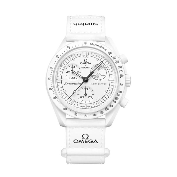ساعت مچی عقربهای مکانیکی مدل Omega x Swatch Mission To Moonphase Snoopy
