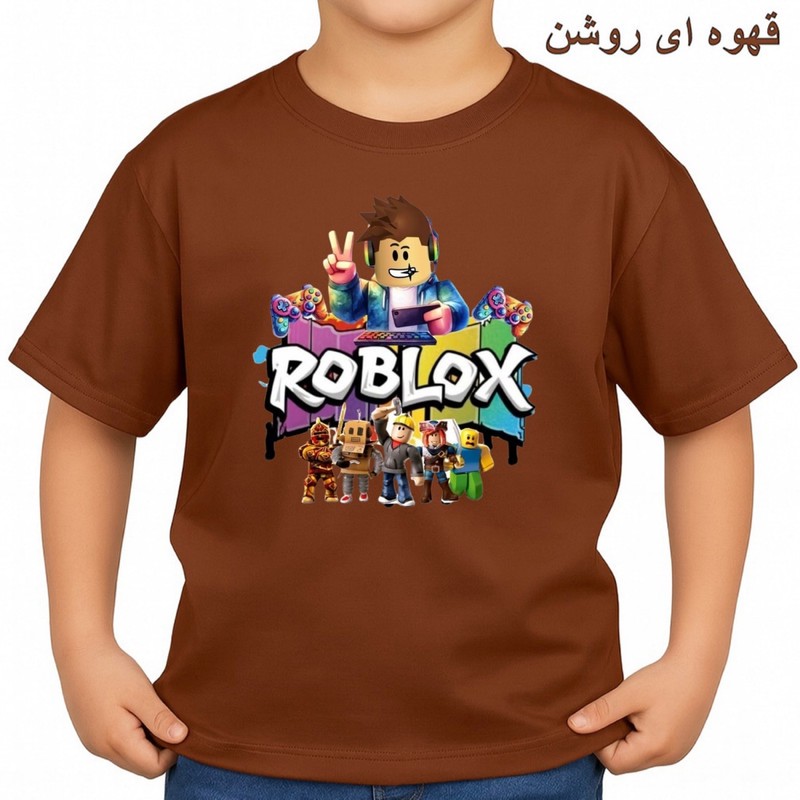 تیشرت آستین کوتاه بچگانه مدل روبلاکس کد p5