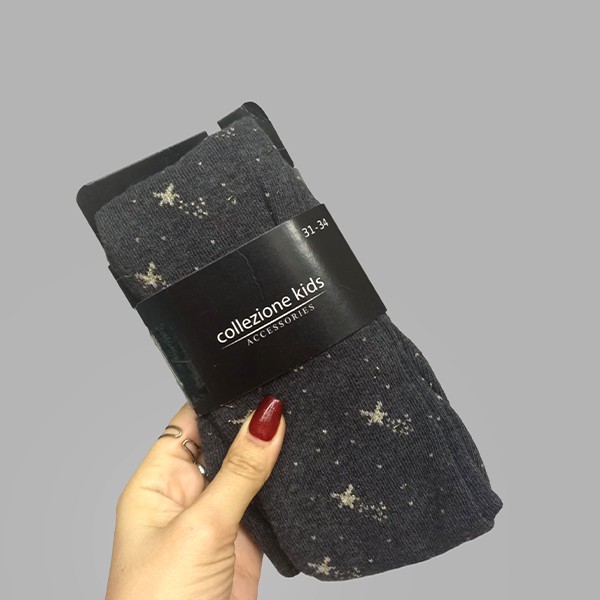 جوراب شلواری دخترانه کولزیون مدل STAR