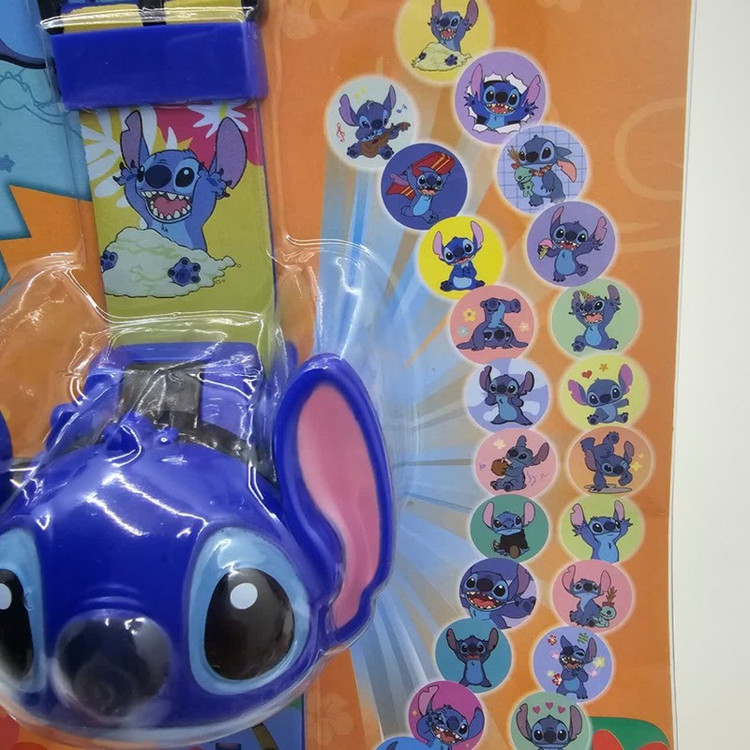 ساعت مچی دیجیتال بچگانه مدل استیچ پروژکتوری 24 طرح کارتونی Stitch