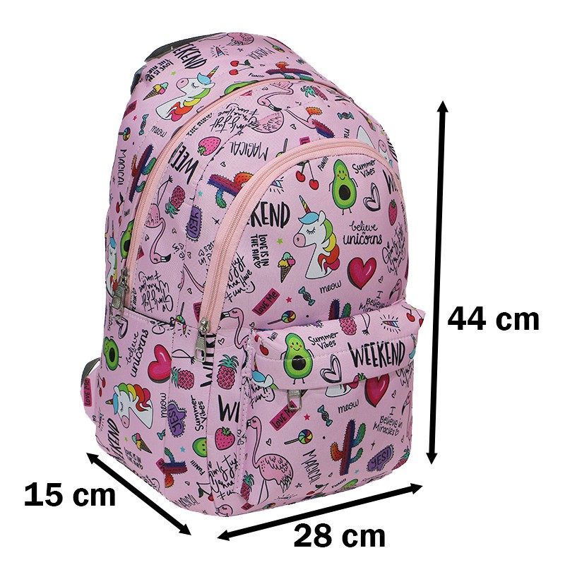 کوله پشتی دخترانه توریث مدل NHH-150003