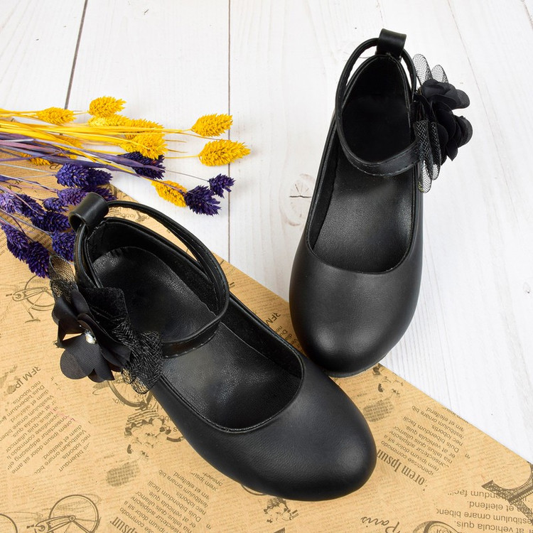 کفش دخترانه مدل پاپیونی توری کد BK.3622