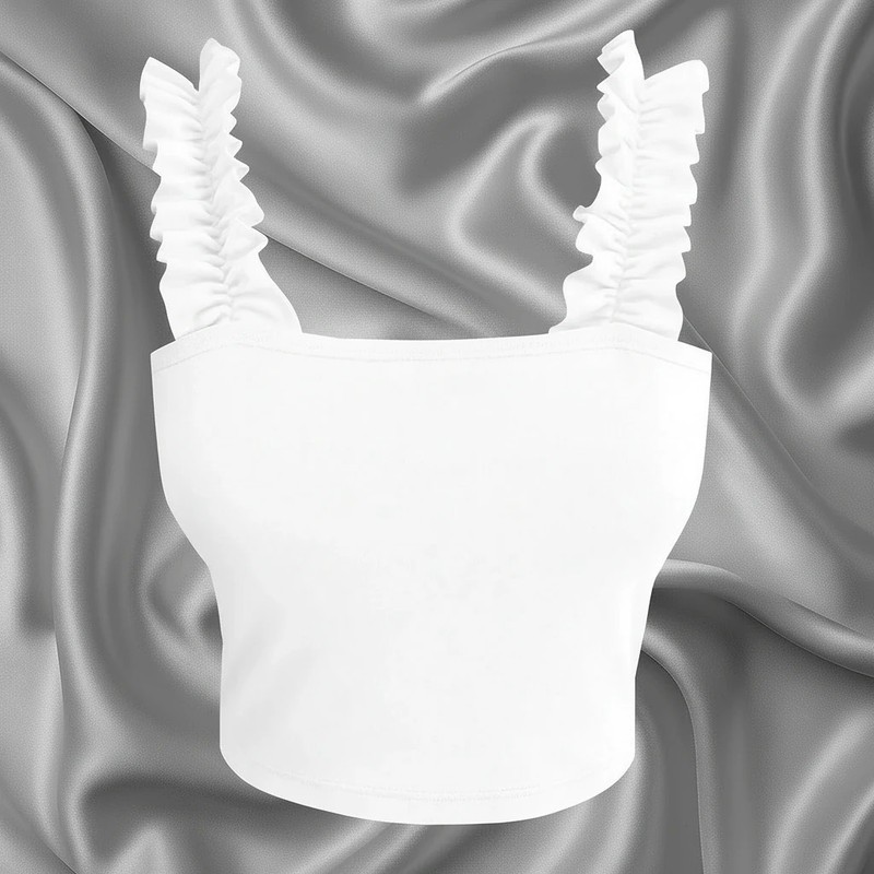 کراپتاپ زنانه مدل بند پروانه ای