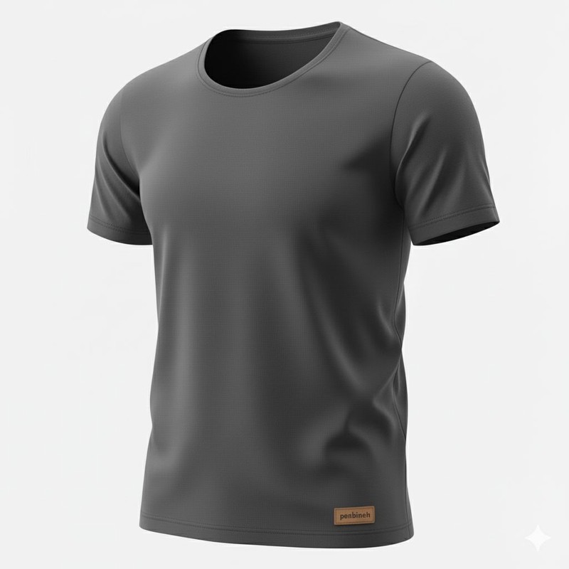 زیرپوش آستین دار مردانه پنبینه مدل نخ پنبه کلاسیک