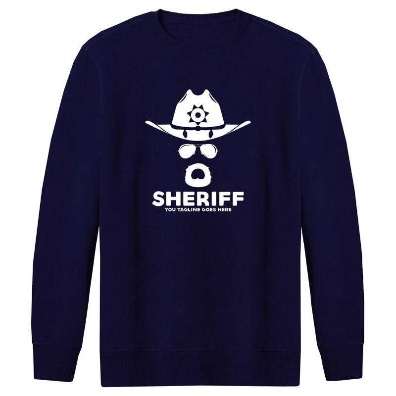 سویشرت مردانه طرح SHERIFF کد F244