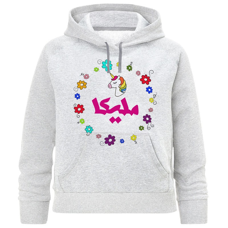هودی دخترانه طرح ملیکا کد F186