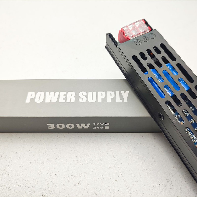 آداپتور سوئیچینگ 12 ولت 25 آمپر مدل MD-300W اسلیم