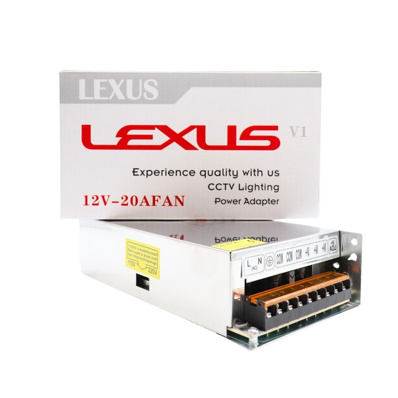 منبع تغذیه سوئیچینگ 12 ولت 20 آمپر لکسوس مدل S-240-12