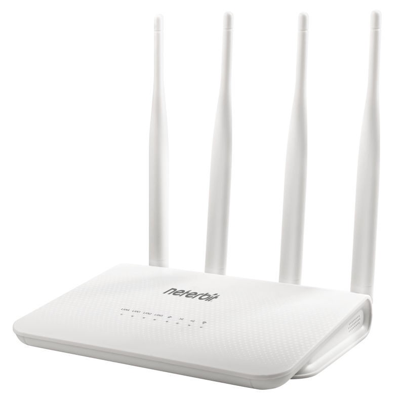 مودم 4G LTE نتربیت مدل NW-431F با پشتیبانی از استاندارد Wi-Fi 4، سرعت 300Mbps در باند 2.4GHz، چهار پورت LAN برای اتصا...