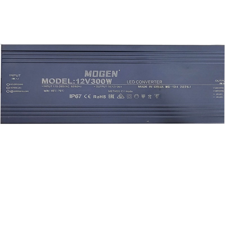 منبع تغذیه 12 ولت موگن مدل 12V300W