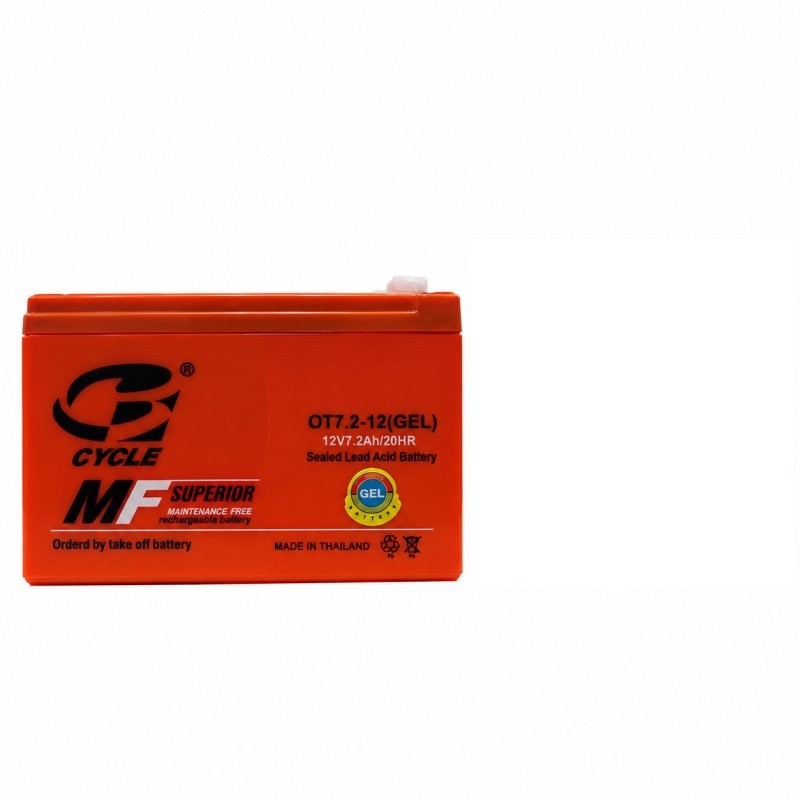 باتری یو پی اس با ولتاژ 12 ولت شدت جریان 7 آمپر سایکل مدل MO12-7.0 12V 7Ah