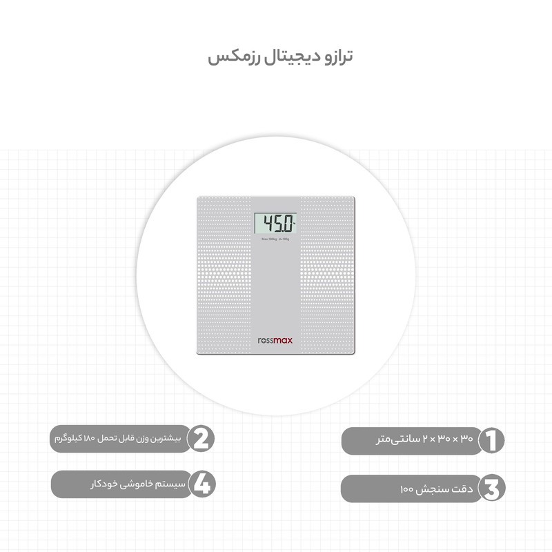 ترازو دیجیتال رزمکس مدل WB101