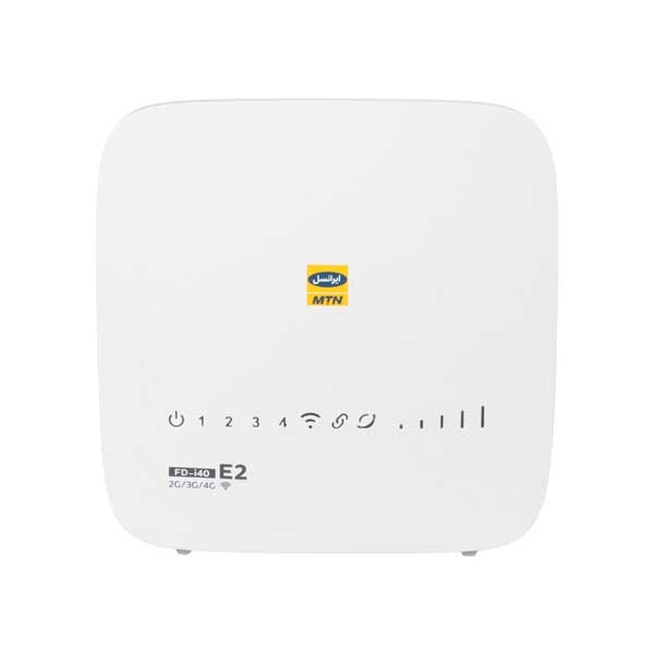 مودم سیمکارتی 4G ایرانسل مدل FDi40 E2 با سرعت دانلود 150 مگابیت بر ثانیه، پشتیبانی همزمان 32 کاربر، 4 پورت LAN، آنتن ...