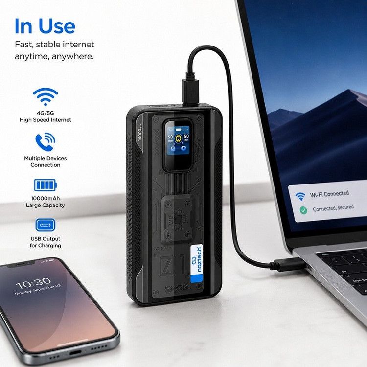 مودم روتر 4G LTE قابل حمل نزتک مدل 99G Plus