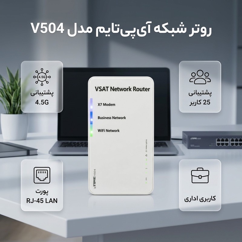 روتر شبکه آیپیتایم مدل V504
