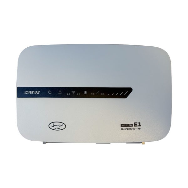 مودم TF-i120 E1 ایرانسل مدل LTE به همراه سیم کارت و300 گیگابایت اینترنت 3 ماهه داده پردازی فن آوا
