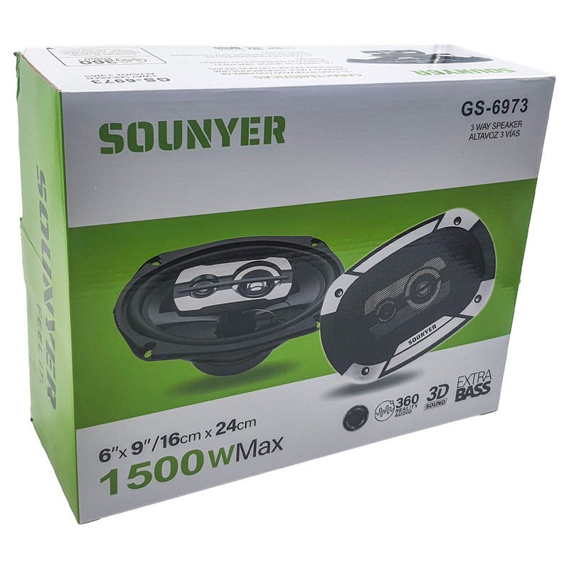 اسپیکر پشت خودرو سونیر مدل GS-6973 سایز 96 اینچ بسته دوعددی