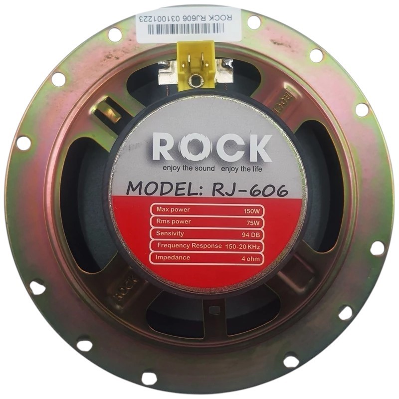 بلندگو درب جلو راست خودرو راک مدل RG 606 سایز 6 اینچ بسته دو عددی