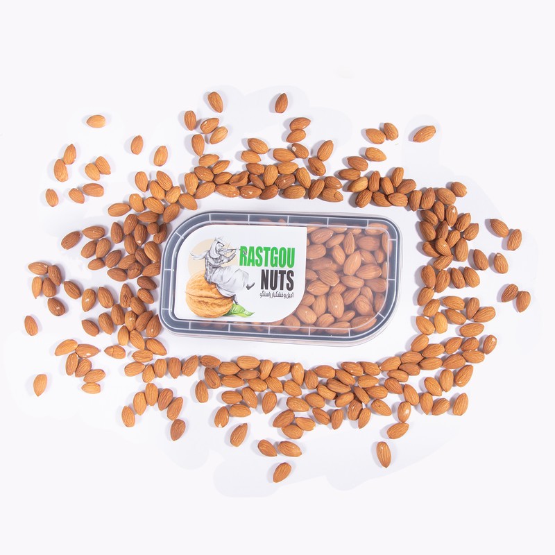 مغز بادام خام اکبر راستگو - 700 گرم