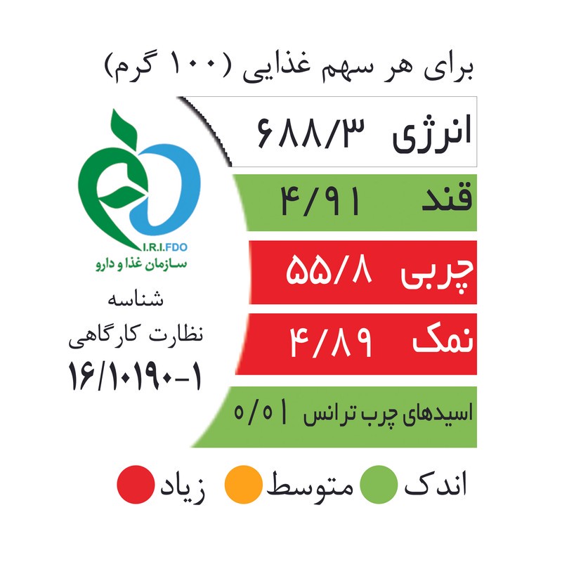 بادام هندی شور اکبر راستگو- 600 گرم