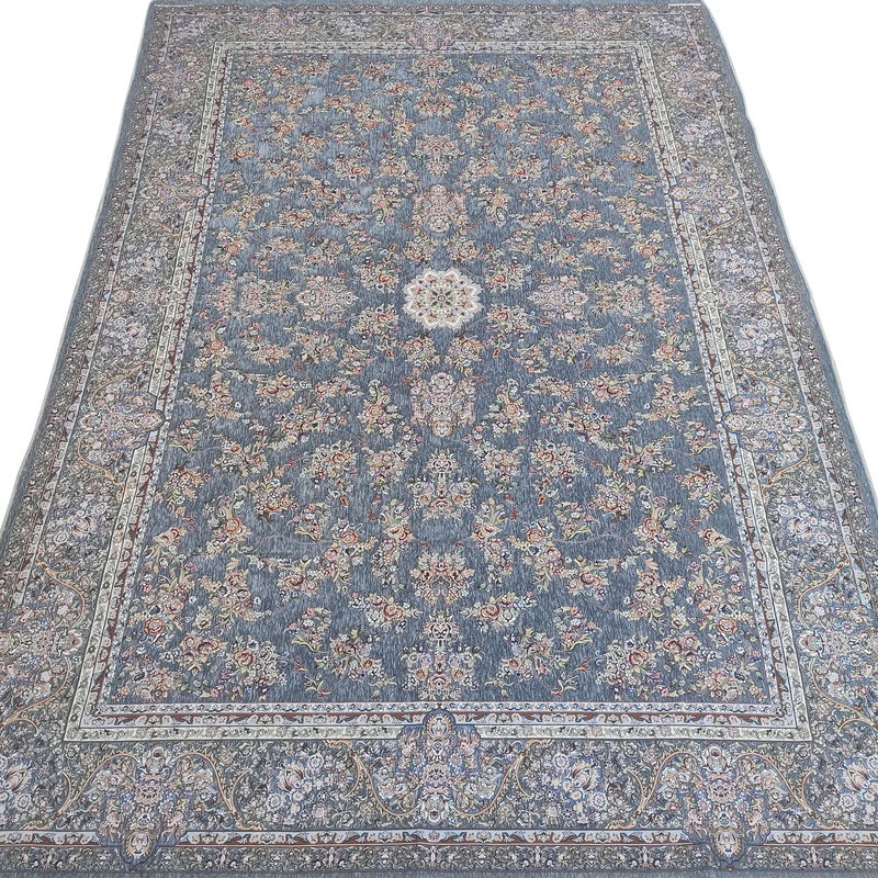 روفرشی ستاره زرین یزد مدل زر افشان کد 860t زمینه طوسی