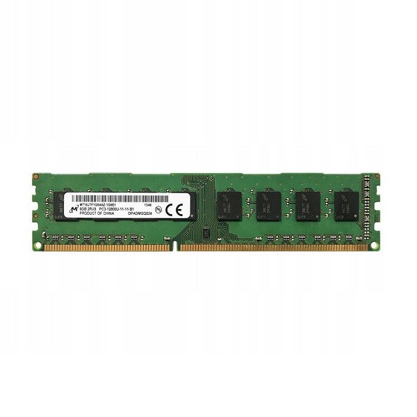 رم دسکتاپ DDR3 تک کاناله 1600 مگاهرتز CL11 میکرون مدل PC3-12800 ظرفیت 8 گیگابایت