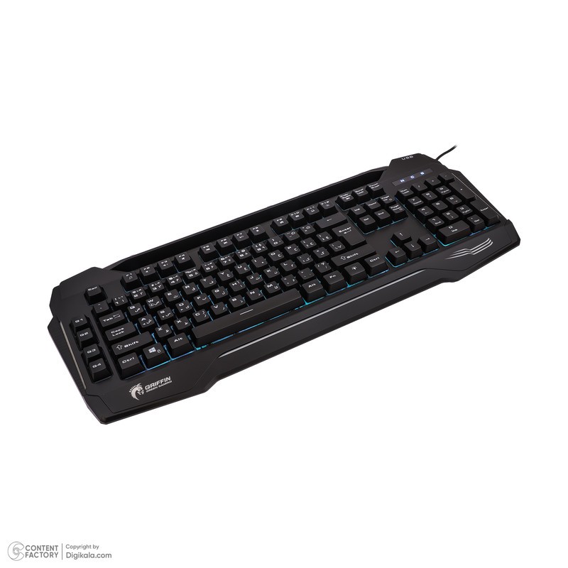 کیبورد گیمینگ گرین مدل GK702-RGB، Full-Size نورپردازی RGB