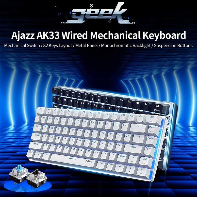 کیبورد مخصوص بازی آجز مدل AK33 Mechanical