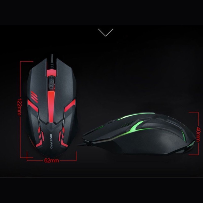 کیبورد و ماوس گیمینگ دیوایپارد مدل GMK-30