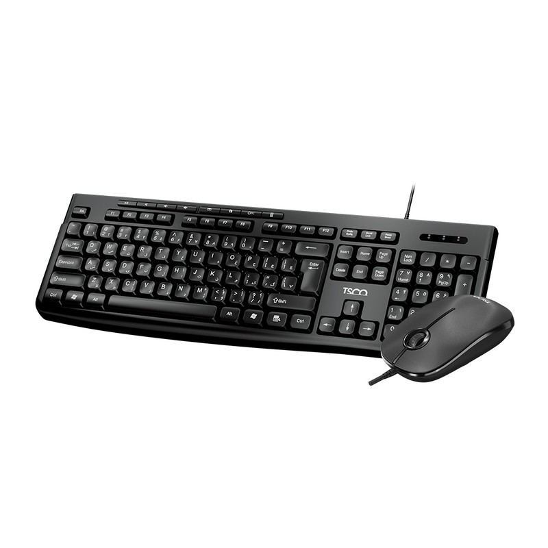 ماوس و کیبورد با سیم تسکو مدل TKM 8057