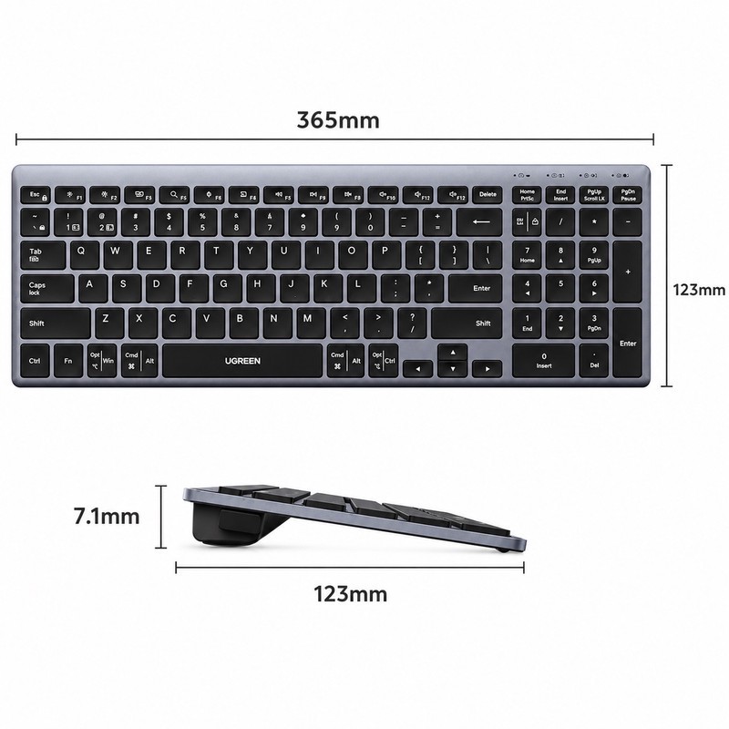 کیبورد بی سیم یوگرین مدل K552-75163
