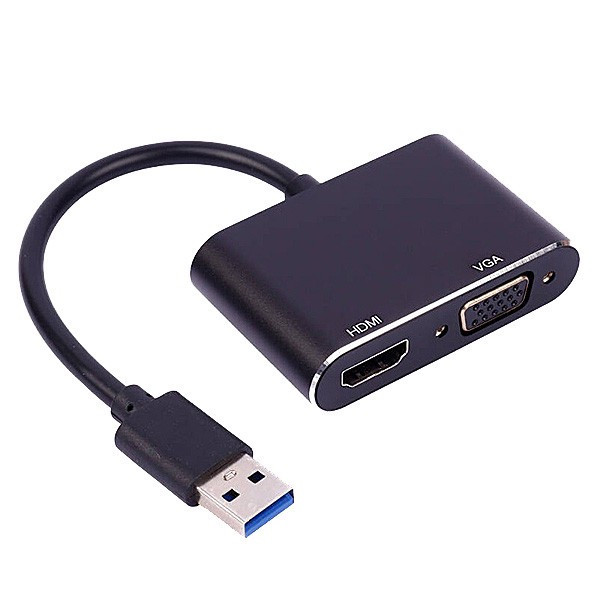 مبدل USB 3.0 به VGA / HDMI کی نت مدل K-COUA30HV