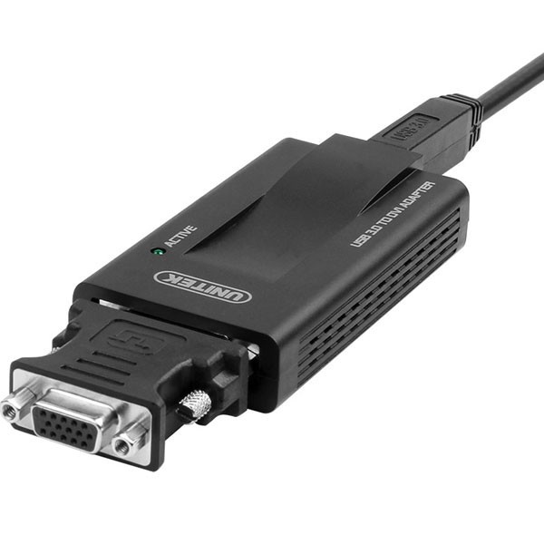 مبدل USB به VGA-DVI یونیتک مدل Y-3801